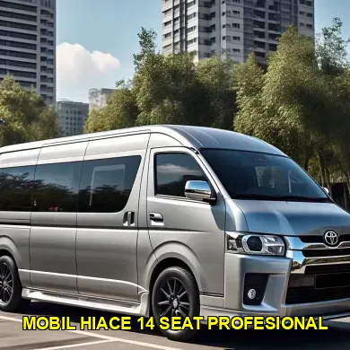 mobil hiace 14 seat profesional